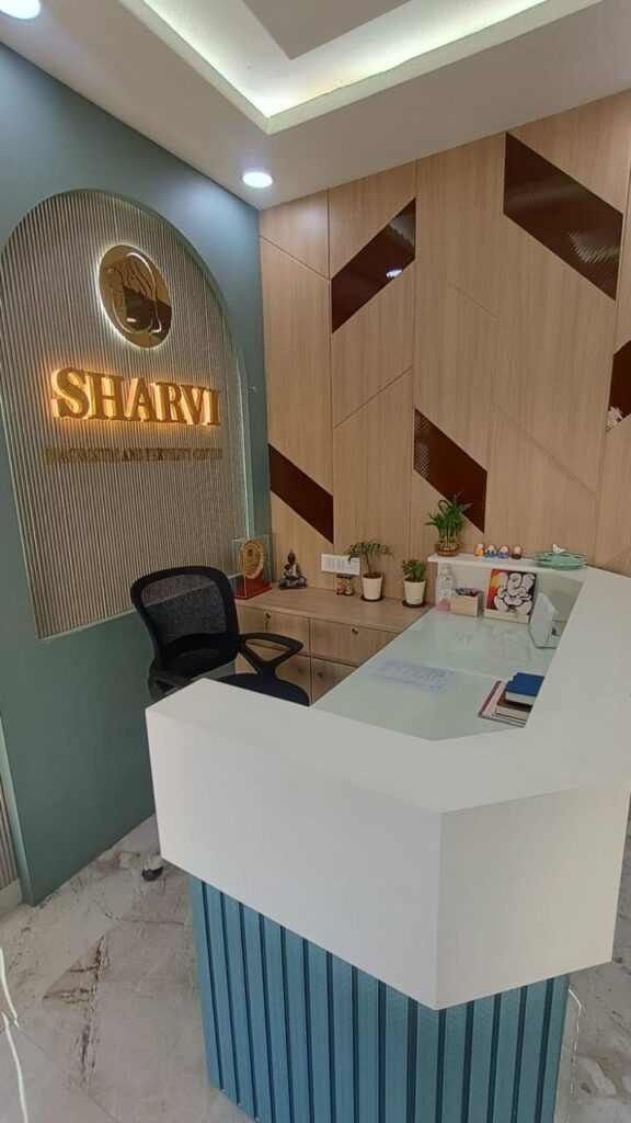 sharvi diagnostic and fertility centre reception